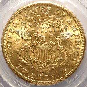 1875-CC U.S. $20 Carson City (PCGS)