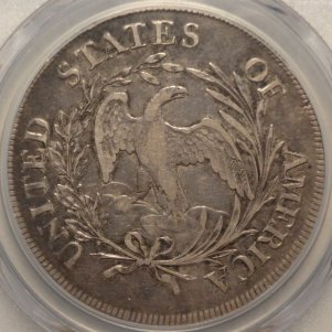 (reverse)1797 Sm. Eagle Rev. Bust Dollar (PCGS)