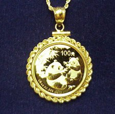 1oz. China Panda & Rope Pendant!