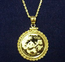 1/4 oz. China Panda & Rope Pendant!