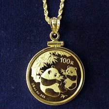 1/2 oz. China Panda Coin Pendant!