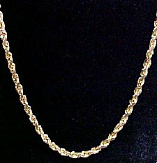 Try our Handmade 14k Italian Gold Rope Chain!
