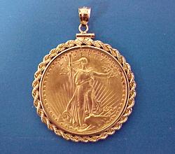 $20 St. Gaudens Gold Coin Rope Stylel