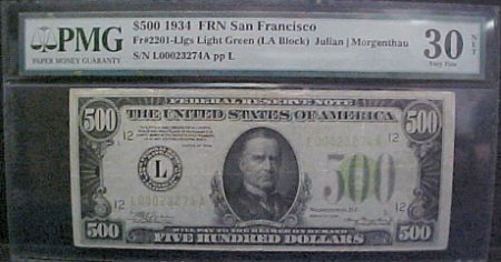 PMG Certified San Francisco Note