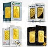 [1 oz. Carded Gold Bars .9999]