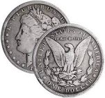 [Morgan Silver Dollars <p>(circulated)]