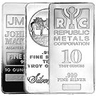 [10 oz. .999<p>fine Silver Bar]