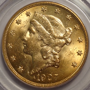 1907 U.S. $20 Liberty (PCGS-OGH)