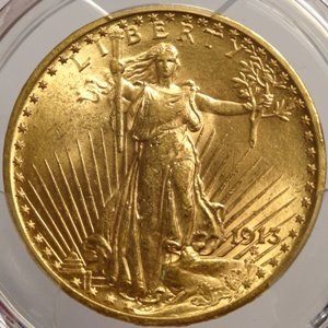 1913 U.S. $20 St. Gaudens  (PCGS)