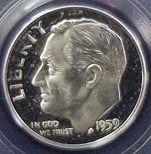 Rare Gem Deep Cameo 1959 Dime!