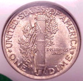 Popular brilliant unc. 1917-P Mercury dime!