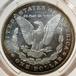 (reverse)1890-P  Morgan Silver Dollar (PCGS)
