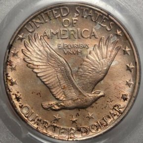 (reverse)Original 1921 Quarter Dollar MS65 (PCGS)