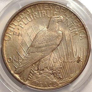 1921 Hi-Relief Peace Dollar (PCGS)