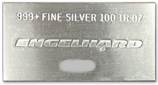 Popular 100 oz. Engelhard Silver 